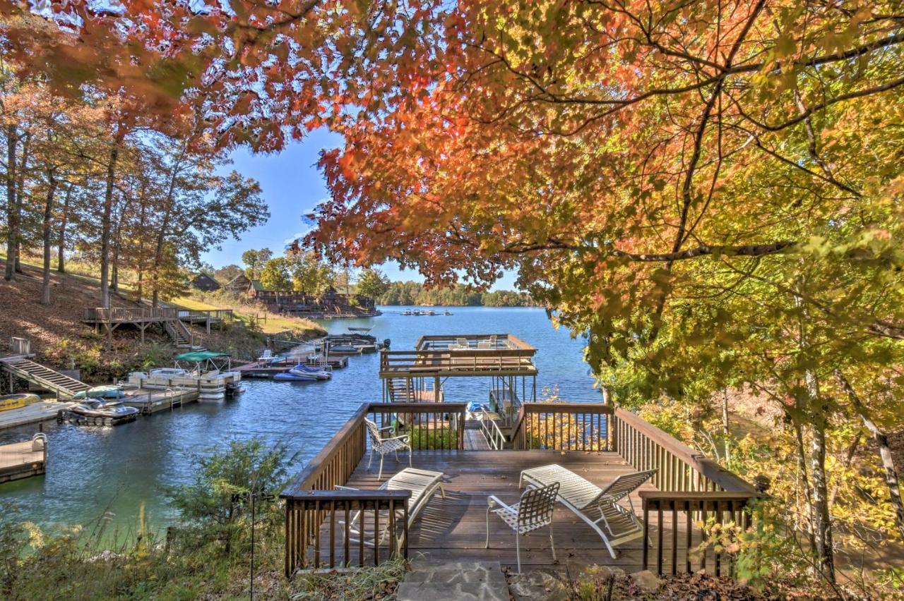 Lake Keowee Escape With Dock, Deck And Lake Access! Six Mile Εξωτερικό φωτογραφία